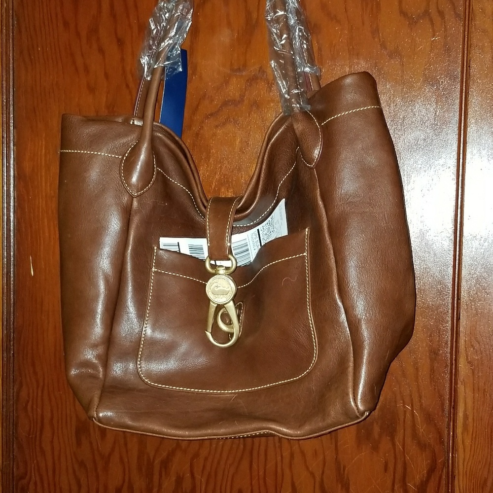 ❤❤❤ Dooney and Bourke Florentine Logo lock Tote